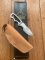 Puma Knife: Puma Very Rare 2002 'FERRANTROPH' Skeleton Knife in Leather Sheath