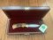 Puma Knife: Limited Edition 1983 715 4 Star Spirit of Massachusetts Scrimshawed Handle in Wooden Presentation Box