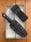 Real Steel Knives RS3725 Black BushCraft III Knife with Kydex Sheath