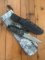 Kizlyar Knife: Kizlyar D2 Original ENZO Silver Straight Blade with G10 Handle