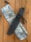 Kizlyar Knife: Kizlyar D2 Original ENZO Silver Straight Blade with G10 Handle