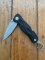 Leatherman USA Fine Edge Black Handled Liner Lock Folding Knife