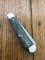 Puma Knife: Puma Trapper Lockback Knife with Green Smooth Bone Handle