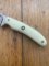 MAFFI SYDNEY AUSTRALIA Small Bone Handled Fixed Blade Knife