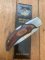 Puma Knife: Rare Puma Gentleman 24 820 Folding Knife with Pakkawood Handle in Black Box #31791
