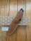 LionSTEEL Italy. Model B41-2 GBK Black G10 Handle with Leather Sheath