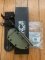 Ontario Ranger Series RAT-3 Plain Edge Blade with Micarta Handle Kydex and Nylon Tactical Belt Sheathes