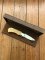 Puma Knife: Puma 1987 Original Scrimshawed 4 Star Folding Lock Blade Knife with Cape buffalo in Presentation Box