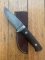 Safari Club International Limited Edition 1987 CHARLTON Damascus Loveless Hunter Fixed Blade with Sheath 77-100