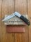 Al Mar Japan E1003BMT Falcon Black Micarta Handle Gentlemen's Knife in original Pouch and Box