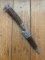 German Knife: 1980's Jagdnicker Hunting & Fishing Scene Knife with Stag Handle & Sheath