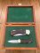 Puma Set of 2 - 1987-90 4 Star Rosewood Folding Knife Set in Puma Display Box