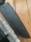 Kizlyar Knife: Kizlyar Original Phoenix Black Military Knife with Elastron Rubberised Handle and Leather Sheath #628
