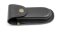 Puma Knife Sheath: Black Vertical Leather Knife Pouch
