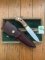 Puma Knife: Puma Original 1986 4 Star Fixed Blade Knife with Walnut Handle in Original Wooden Box #20861