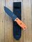 Ontario Ranger Series AFGHAN with Orange Micarta Handle and Tactical Belt Sheath