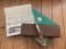 Puma Knife: Puma 1983 Original 4 Star Folding Lock Blade Scrimshawed Roaring Red Stag Knife with in Presentation Box #71/300