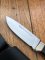 Muela Knife: Muela KODIAK Knife with Black Canvas Micarta Handle & Custom made Sheath