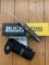 Buck Knife: 2006 Model Buck Alpha Hunter Folding Knife with Black Rubberised Handle & Pouch