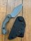 TOPS USA FELONY STOP M-025 KNIFE with Black Tactical Kydex Knife Sheath
