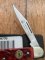 Puma Knife: Puma Bantam Folding Knife with Bright Red Bone Handle 2004