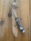Puma Knife: Puma Circa 1980's Original Model 17 Medium Scout/Hunter Knife with Sambar Handle and Original Sheath