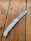 Bear & Son Medium Sized Single Blade Pocket Knife with Mother of Pearl Handle