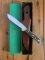 Puma Knife: Puma 6398 Original 1970 Hunters Friend knife Scrimshawed by SELVIDGE  with Sheath & Box