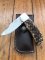 Jones Custom Australian Made Lock Back Folding Knife with Jigged Bone Handle and Pouch