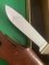 Puma Knife: Puma 6398 Original 1970 Hunters Friend knife Scrimshawed by SELVIDGE  with Sheath & Box