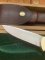 Puma Knife: Puma Original 1979 4 Star Fixed Blade Knife with Black Ebony Layered Handle in Original Wooden Box #13971