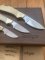 Kershaw Knife: 1982 Rare Scrimshawed set of 3 Knives in Presentation Box #142/1000