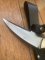 MAFFI SYDNEY AUSTRALIA Wood Handled Fixed Blade Knife With Sheath