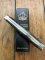 Puma Knife: Puma rare vintage 1974  'STOCK' 3 blade Fold back Knife with Dark Brown Jigged Bone Handle