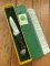 Puma 1989 model 985 Custom Folding Knife with Ebony Handle Original Box and matching Warranty #23981
