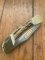 Puma Knife: Puma 1998 Duke Folding Knife with Stag Antler Handle in Pouch