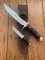 Muela older Spanish Premium Hunting Bowie Knife Twin Set and Sheath