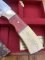 Mackrill Custom Knives 1999 SCI Limited edition African Rosewood & Giraffe Bone Handle #89-100