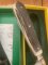 Puma Knife: Puma 1980's Gnicker Knife with Stag Handle & Original Green & Yellow Box