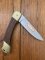 Puma Knife: Puma 1988 model 765 Setter Folding Knife with Jacaranda Handle