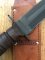 Camillus: Original Camillus NY USA made Marine Corp Combat Knife with Leather Sheath