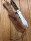 Puma Knife: Puma Vintage Mint Pre 1964 White Hunter with Stag Handle & Original Sheath