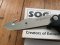 SOG Vintage Original SOG REV-7 SEAL-REVOLVER Gut Hook Knife in Kydex Sheath & Original Box