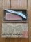 Al Mar Japan E1001P Osprey White Pearl Engraved Pocket Knife in original Pouch and Box