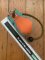 Dog Training Dummy: Green/ Orange Throw Dummy Ball