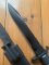 GLOCK Original Austrian Made BLACK Saw Back Field Knife with Polymer Scabbard