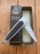 Puma Knife: Puma HUNTEC II Plain Edge Black Handled Linerlock Folding Knife in Puma Box