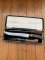 Vintage 'Used' 3 Piece Carving Set Knife, Fork & Sharpening Rod