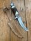 Solingen Germany EUROCUT Original 3 1/2" Blade Original Buffalo Skinner with Deer Antler Handle & Leather Sheath