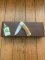 Puma Knife: Puma Original Scrimshawed Puma Roe Deer 4 Star Folding Lock Blade Knife with Presentation Box